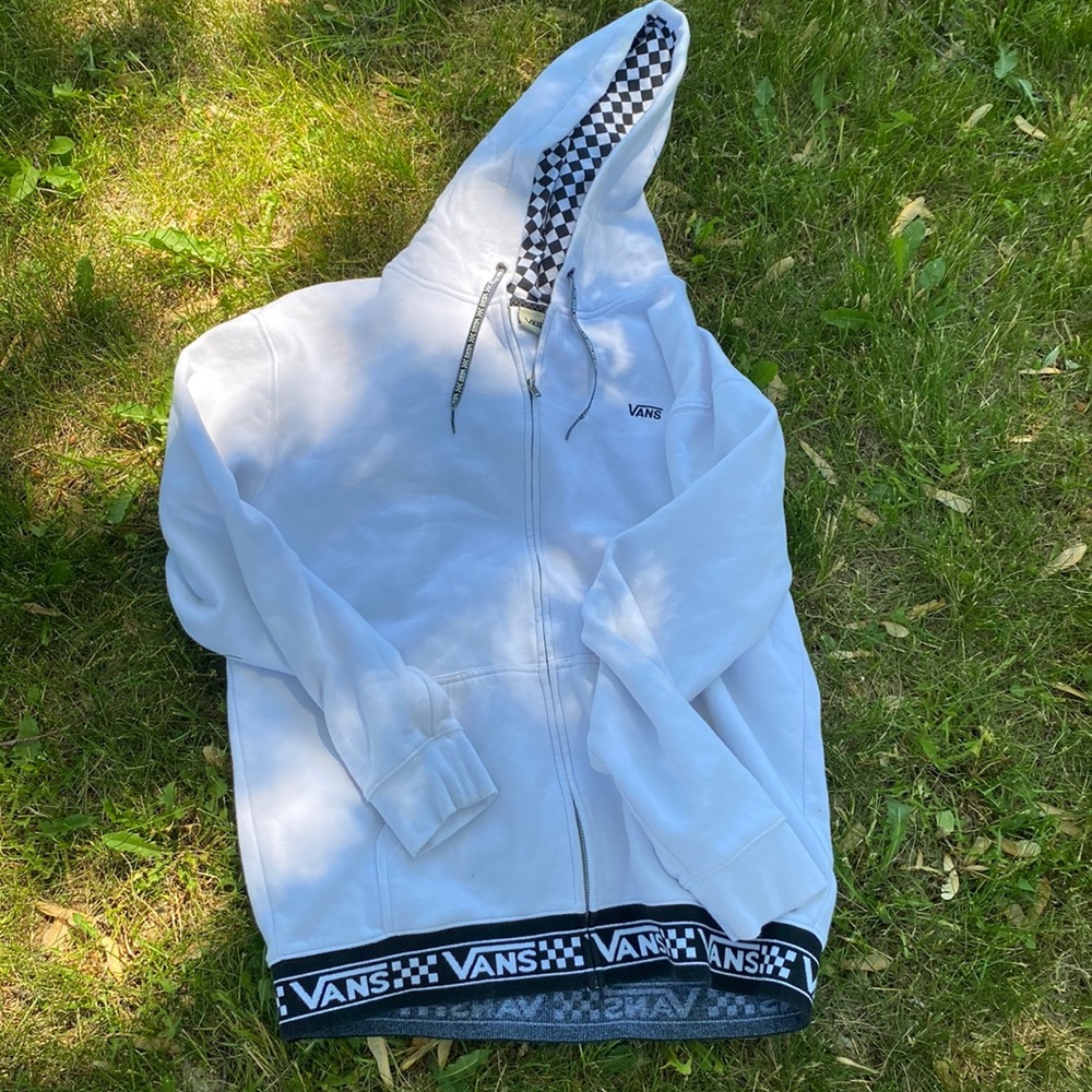 Zip up vans sweatshirt